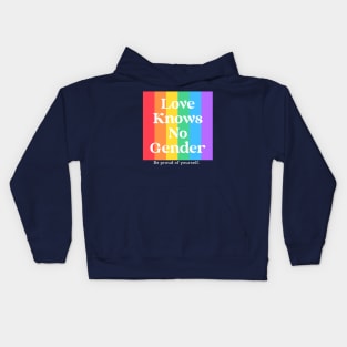 Love Knows No Gender Kids Hoodie